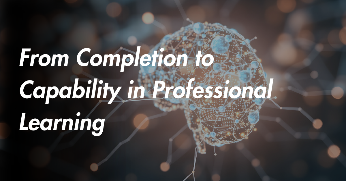 Completion Rates in Professional Learning: Why They Don’t Measure Impact | Energise Technology